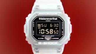 Casio G-Shock DW5600TNT-7 Resmi Meluncur, Desain Transparan Bergaya Streetwear 90-an