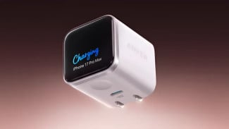 Anker Rilis Charger GaN 45W dengan Layar Pintar, Bisa Kenali iPhone 17 dan Punya Colokan Lipat