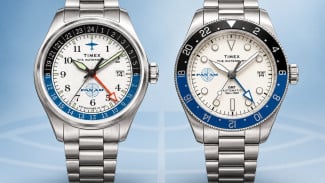 Timex Rilis Jam Tangan Pan Am Waterbury GMT Otomatis dan Kuarsa
