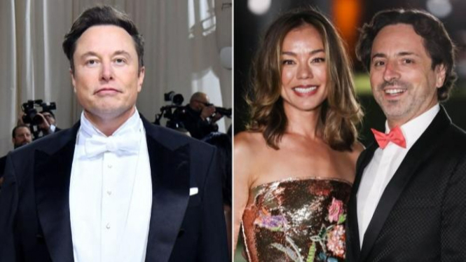 Elon Musk, Nicole Shanahan dan Sergey Brin