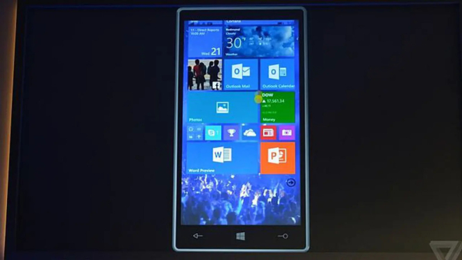 Ilustrasi Windows 10 Mobile
