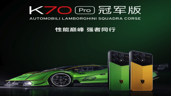 Redmi K70 Pro Lamborghini, Smartphone Gaming Flagship yang Mengadopsi DNA Lamborghini