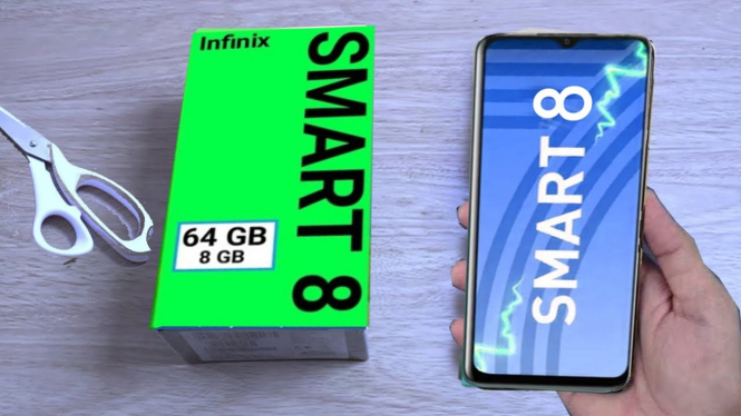 Infinix Smart 8 : HP 1 Jutaan dengan "Dynamic Islang" ala Iphone. Berikut Speseifikasi dan Harganya