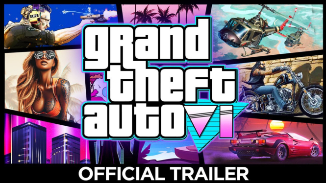 Trailer 'Grand Theft Auto VI' Memecahkan Angka Penonton di YouTube, 93 Juta View Dalam 24 Jam
