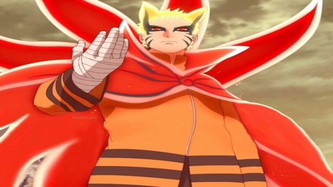 Naruto : Kekuatan Pesaing Baryon Mode Naruto