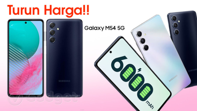 Samsung Galaxy M54 5G Turun Harga dan 4 HP Lainnya