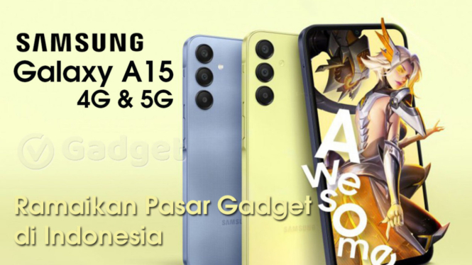 Samsung Galaxy A15 4G (LTE) dan Samsung Galaxy A15 5G Resmi di Indonesia