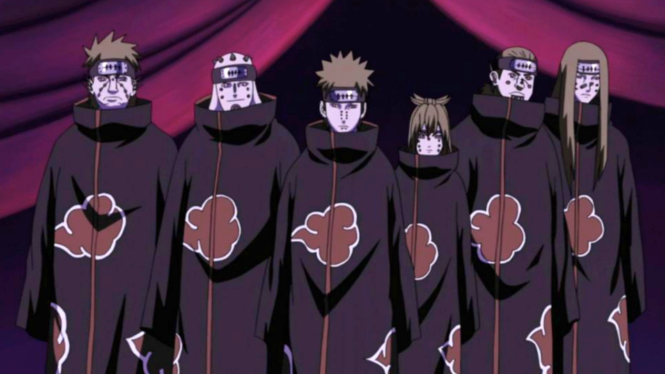 Siapa Saja Ninja Dibalik Tubuh Pain di Naruto?