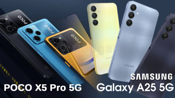 Samsung Galaxy A25 5G vs POCO X5 Pro 5G