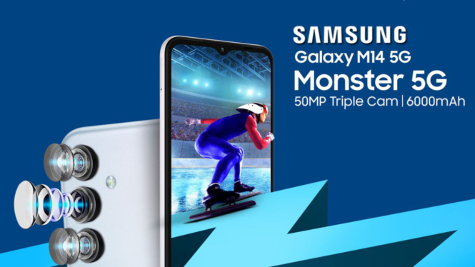 Samsung Galaxy M14 5G Turun Harga