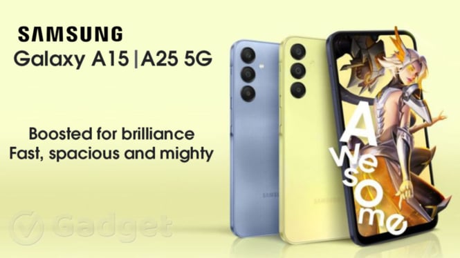 Bedanya Samsung Galaxy A15 dan A25 5G