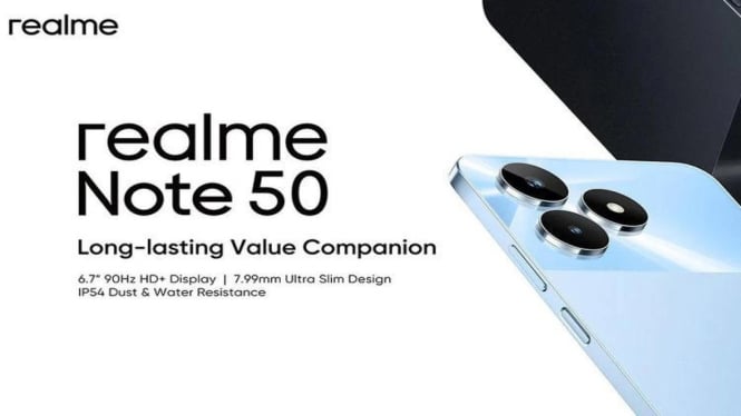 Realme Note 50 Resmi Meluncur, Harga Mulai Rp 1 Jutaan!