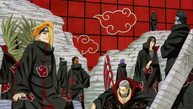 Mengapa Logo Akatsuki Memiliki Awan Merah di Naruto? Inilah Penjelasannya