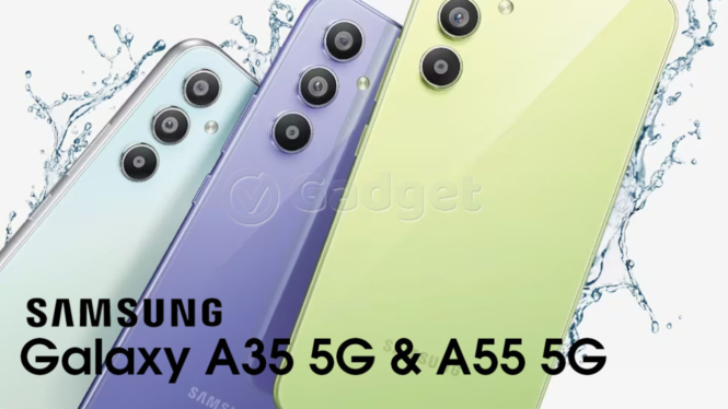 Samsung Galaxy A35 5G dan A55 5G