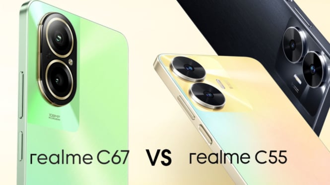 realme C67 vs realme C55