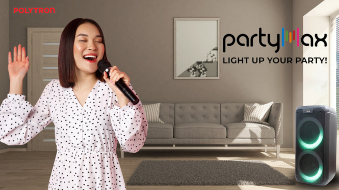 Polytron Merilis Party Speaker Portable untuk Menghasilkan Suara Berkualitas Tinggi saat Karaoke di Rumah, Harga Mulai Rp 1,6 Jutaan saja!