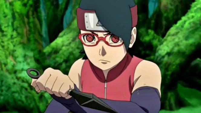 Cara Sarada Membangkitkan Mangekyou Sharingan di Boruto