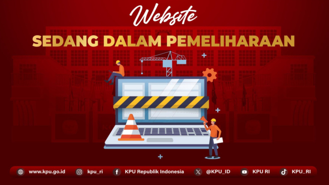 Website KPU RI Down di Hari Pencoblosan Pemilu 2024