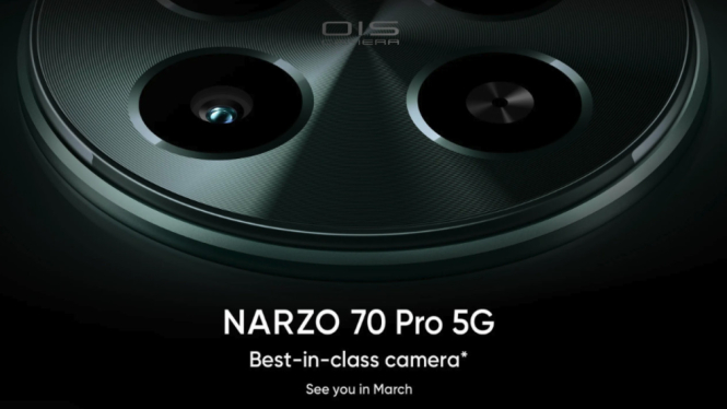 Realme Narzo 70 Pro 5G: Kamera 50MP Sony IMX890 Siap Meluncur Maret 2024