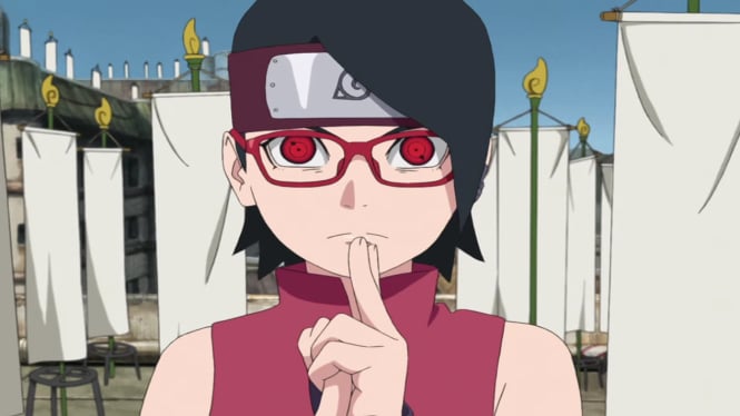 5 Alasan Sarada Uchiha Memakai Kacamata Dalam Serial Boruto