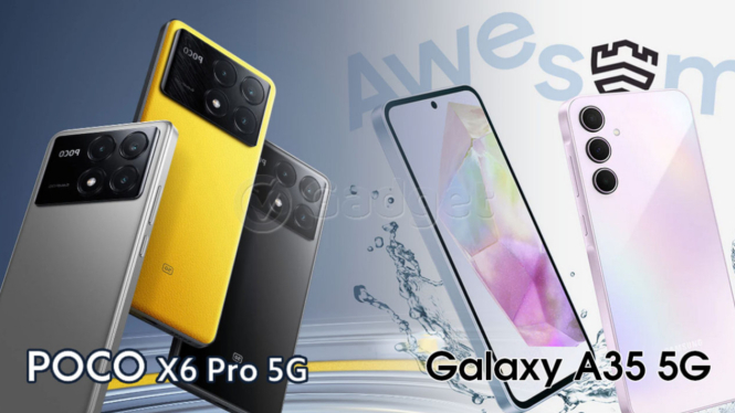 POCO X6 Pro 5G vs. Samsung Galaxy A35 5G