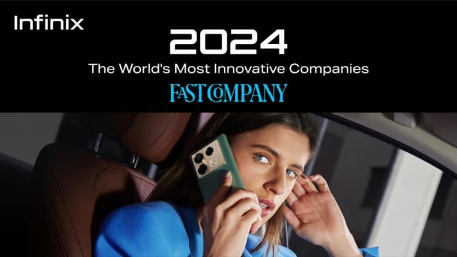 Infinix Raih Peringkat 6 Perusahaan Paling Inovatif menurut Fast Company 2024