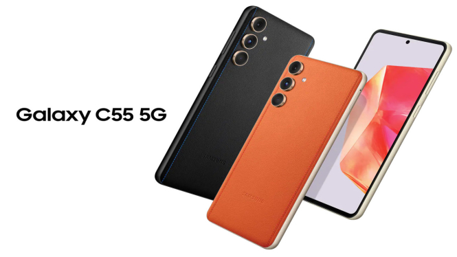 Samsung Galaxy C55 5G Dibalut Material Kulit Mewah, Snapdragon 7 Gen 1 dan Baterai Jumbo