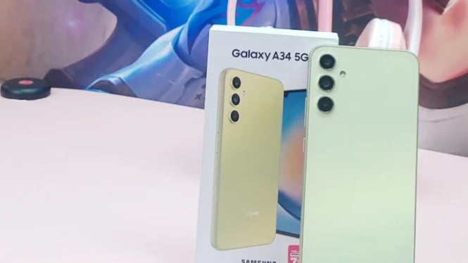 Desain Galaxy A34 5G