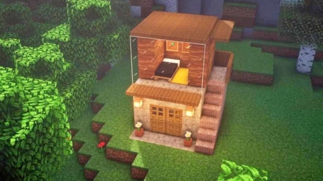7 Desain Rumah Simpel dan Minimalis di Minecraft!