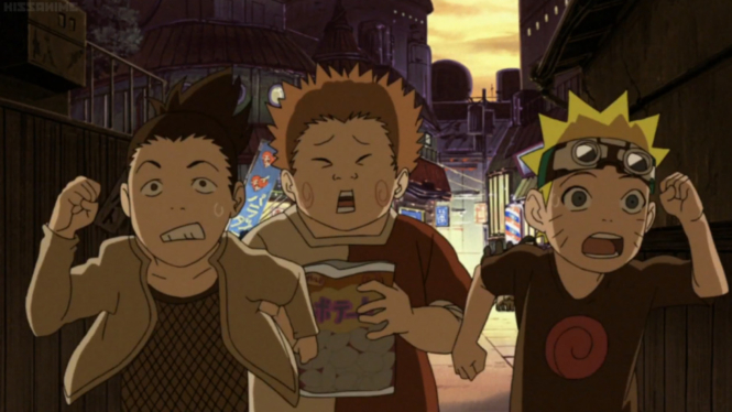 10 Shinobi yang Jadi Teman Pertama Naruto Saat Kecil