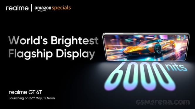 Realme GT 6T Resmi Meluncur: Bawa Layar LTOP OLED 120Hz, Skor AnTuTu 1.5 Juta