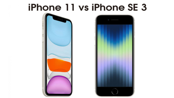 iPhone 11 vs iPhone SE 3