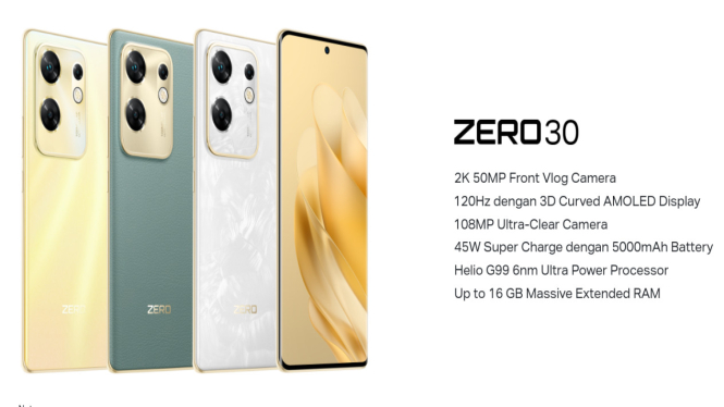 fitur Infinix ZERO 30 4G