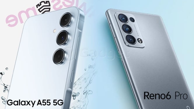 Samsung Galaxy A55 5G vs OPPO Reno6 Pro 5G