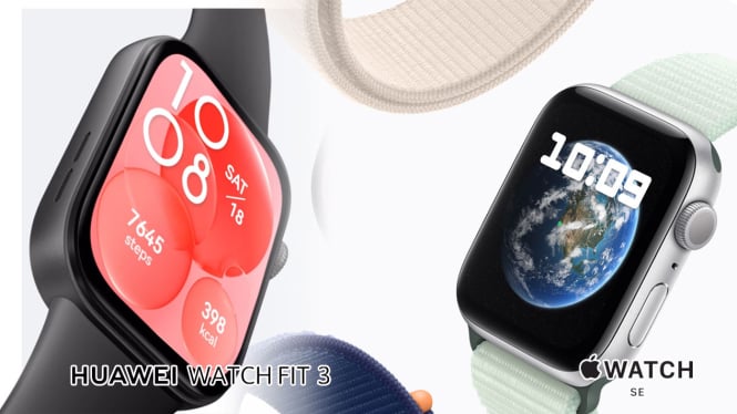 Huawei Watch Fit 3 vs Apple Watch SE