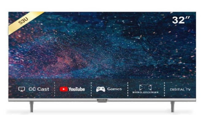 Smart TV Coocaa 32S3U, Berkualitas Tinggi dengan Harga Diskon 69% dan Garansi 3 Tahun