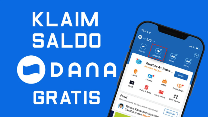 DANA Bagi-Bagi Saldo Rp200.000! Top Up Saldo DANA Pakai VA BRI, BNI & Mandiri Saja!