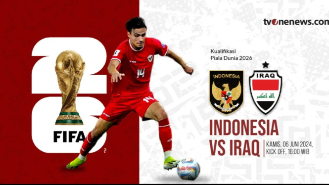 Link Live Streaming Timnas Indonesia vs Irak Kualifikasi Piala Dunia 2026
