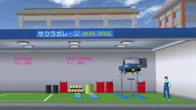 Daftar ID Showroom Mobil di Sakura School Simulator yang Harus Dicoba