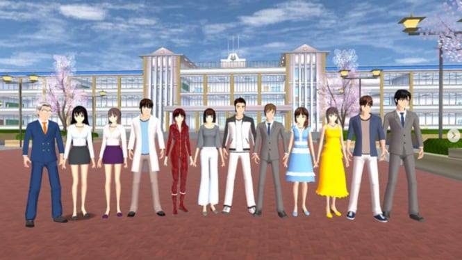 Cara Akses Bahasa Indonesia di Game Sakura School Simulator Terbaru!