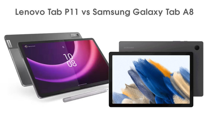 Lenovo Tab P11 vs Samsung Galaxy Tab A8