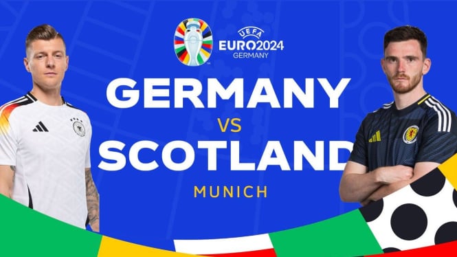 Link Live Streaming "Jerman vs Skotlandia", Euro 2024!