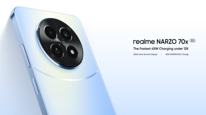 Realme Narzo 70x 5G: Dibanderol 2,9 Jutaan, Chipset Dimensity 6100+ dan Kapasitas Baterai 5000mAh