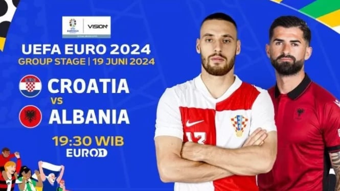 Link Live Streaming Kroasia vs Albania, Euro 2024! Kamis 19-Juni-2024!