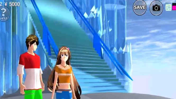 Deretan ID Rumah Frozen di Sakura School Simulator: Seperti di Istana Ratu Elsa