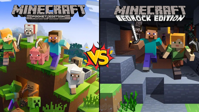 Perbedaan Minecraft Bedrock Edition dan Minecraft Pocket Edition