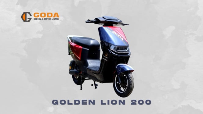 GODA Golden Lion: Sepeda Listrik yang dapat Subsidi Pemerintah Sebesar 7 Juta, Kini Harga Cuma 1,9 Juta