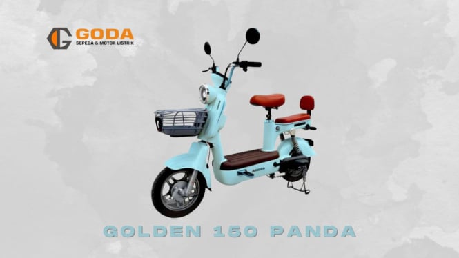 GODA Golden 150 Panda: Sepeda Listrik Trendi untuk Aktivitas Harian Anda