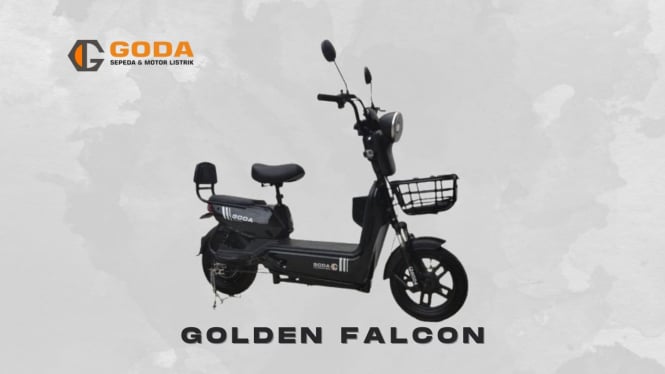 GODA Golden Falcon: Sepeda Listrik Anti Macet dengan Desain Unik dan Kekinian