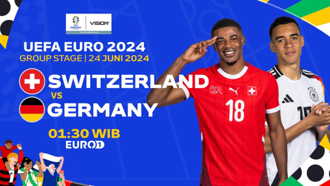 Link Live Streaming Swiss vs Jerman - Euro 2024